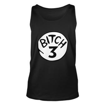 Bitch 3 Funny Halloween Drunk Girl Bachelorette Party Bitch Unisex Tank Top - Monsterry