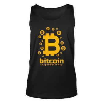 Bitcoin Cryptocurrency Logo Unisex Tank Top - Monsterry AU