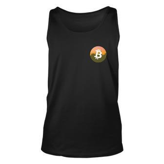 Bitcoin Skyline Front And Back Tshirt Unisex Tank Top - Monsterry CA