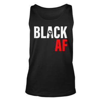 Black Af Fist Logo Tshirt Unisex Tank Top - Monsterry CA