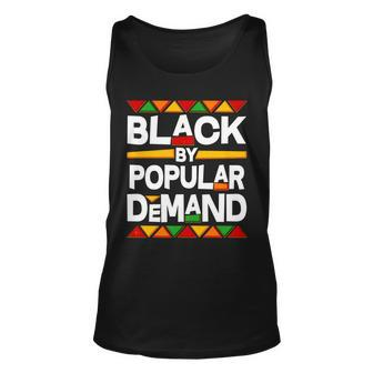 Black By Popular Demand Black Lives Matter History Tshirt Unisex Tank Top - Monsterry UK