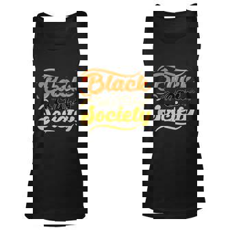 Black Cat Society Halloween Quote V3 Unisex Tank Top - Thegiftio