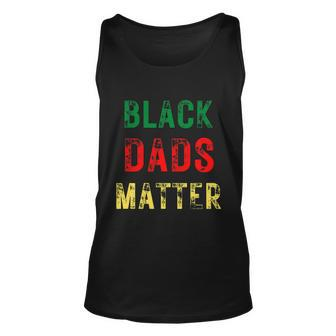 Black Dads Matter Fathers Day Gift Graphic Design Printed Casual Daily Basic Unisex Tank Top - Thegiftio UK
