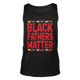 Black Father Father Fathers Day Gift Unisex Tank Top - Thegiftio UK