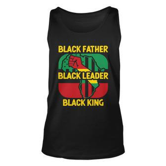 Black Father Juneteenth Day Gift For Dad Fathers Day Unisex Tank Top - Thegiftio UK