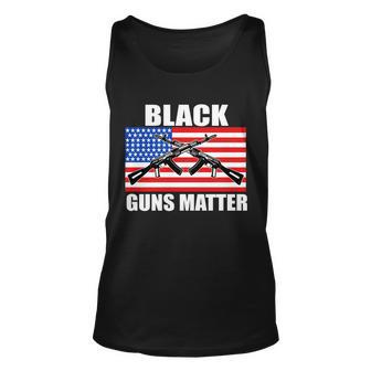 Black Guns Matter Usa 2Nd Amendment Tshirt Unisex Tank Top - Monsterry