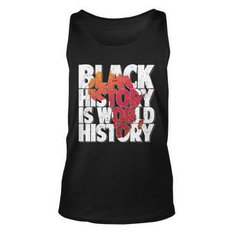 Black History Is World History Graphic Design Printed Casual Daily Basic Unisex Tank Top - Thegiftio UK