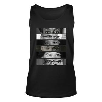 Black History Month Eyes Of Justice Unisex Tank Top - Monsterry CA