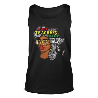 Black Teachers Matter V2 Unisex Tank Top - Thegiftio UK