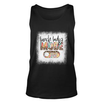 Bleached Lunch Lady Mode Off Leopard And Tie Dye Summer Meaningful Gift Unisex Tank Top - Thegiftio UK