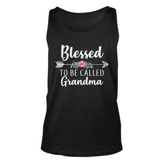 Blessed To Be Called Grandma Tshirt Unisex Tank Top - Monsterry