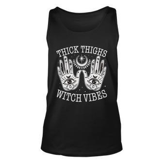 Boho Thick Thighs Witch Vibes Unisex Tank Top - Thegiftio UK