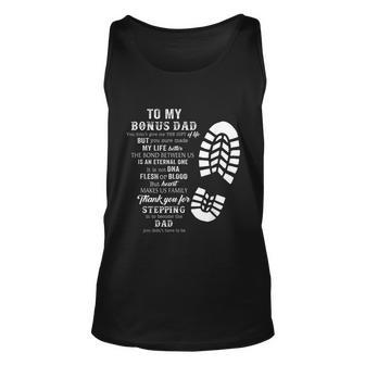 Bonus Dad Fathers Day Gift From Stepdad For Daughter Son Tshirt Unisex Tank Top - Monsterry