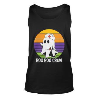 Boo Boo Crew Boo Nurse Halloween Quote Unisex Tank Top - Monsterry