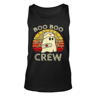 Boo Boo Crew Nurse Funny Ghost Halloween Nurse V3 Unisex Tank Top - Seseable