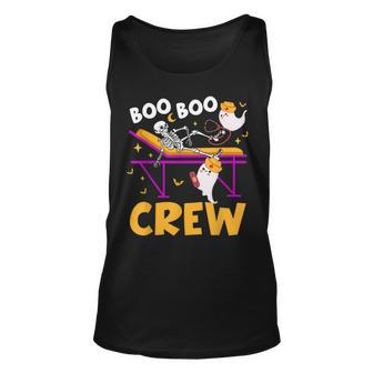 Boo Boo Crew Nurse Funny Ghost Women Halloween Nurse Unisex Tank Top - Seseable