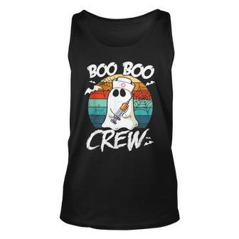 Boo Boo Crew Nurse Funny Ghost Women Halloween Nurse V2 Unisex Tank Top - Seseable
