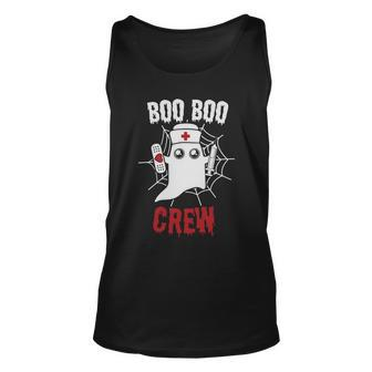 Boo Boo Crew Nurse Halloween Day Retro Halloween Unisex Tank Top - Thegiftio UK