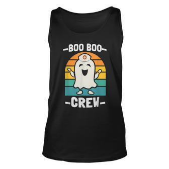 Boo Boo Crew Nurses Rn Ghost Women Nurse Halloween Unisex Tank Top - Seseable