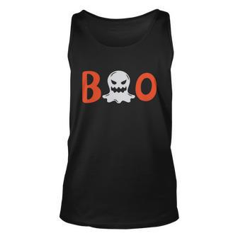 Boo Ghost Funny Halloween Quote Unisex Tank Top - Monsterry