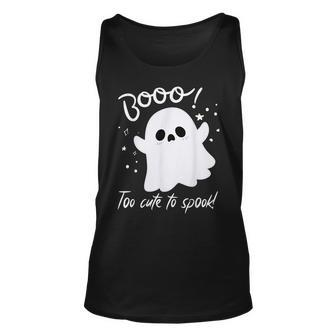 Boo Halloween Costume Kids Girl Boy Too Cute To Spook Funny Unisex Tank Top - Thegiftio UK