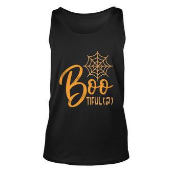 Boo Tiful 2 Halloween Quote V2 Unisex Tank Top - Thegiftio UK