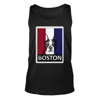 Boston Terrier Portrait Unisex Tank Top - Monsterry AU