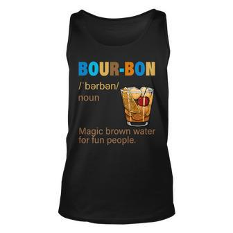 Bourbon Magic Brown Water For Fun People V2 Unisex Tank Top - Monsterry CA