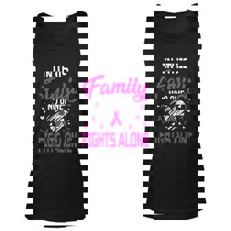Brain Cancer In This Family No One Fights Alone Gift Unisex Tank Top - Thegiftio