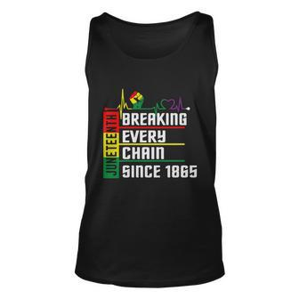 Breaking Every Chain Since 1865 Juneteenth Unisex Tank Top - Monsterry UK
