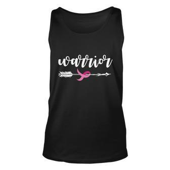 Breast Cancer Awareness Warrior Pink Ribbon Unisex Tank Top - Monsterry UK