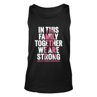 Breast Cancer Support Shirt Family Breast Cancer Awareness Graphic Design Printed Casual Daily Basic Unisex Tank Top - Thegiftio UK
