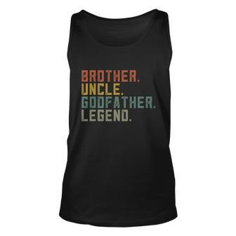 Brother Uncle Godfather Legend Unisex Tank Top - Monsterry