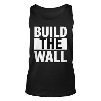 Build The Wall Box Logo Tshirt Unisex Tank Top - Monsterry UK