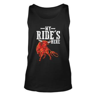 Bull Riding Pbr Rodeo Bull Riders For Western Ranch Cowboys Unisex Tank Top - Monsterry UK