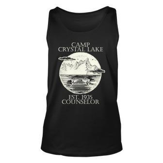 Camp Crystal Lake Counselor Tshirt Unisex Tank Top - Monsterry