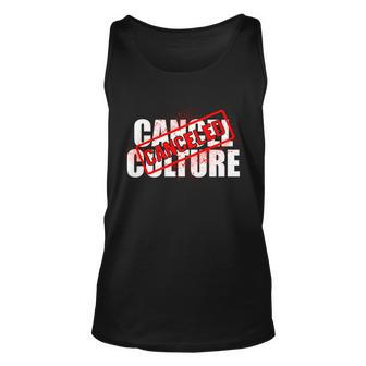 Cancel Culture Canceled Stamp Tshirt Unisex Tank Top - Monsterry