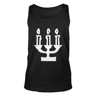 Candelabra Candles Gift Graphic Design Printed Casual Daily Basic Unisex Tank Top - Thegiftio UK