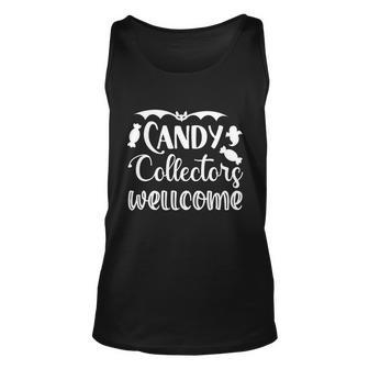 Candy Collectors Wellcome Halloween Quote Unisex Tank Top - Monsterry AU