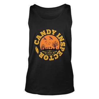 Candy Inspector Funny Halloween Quote V2 Unisex Tank Top - Monsterry