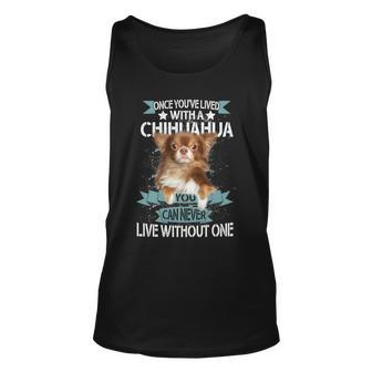 Cant Live Without A Chihuahua Graphic Design Printed Casual Daily Basic Unisex Tank Top - Thegiftio UK