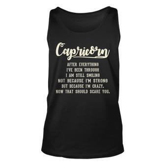 Capricorn Facts Astrology Horoscope Zodiac Sign Birthday Unisex Tank Top - Seseable