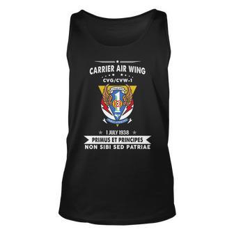 Carrier Air Wing Cvw V2 Unisex Tank Top - Monsterry DE