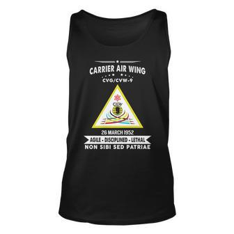 Carrier Air Wing Cvw V7 Unisex Tank Top - Monsterry