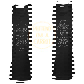 Carrot Halloween Costume Lazy Pretend Im A Carrot Unisex Tank Top - Thegiftio