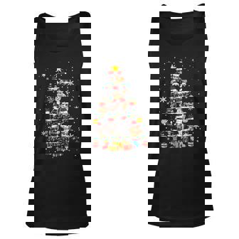 Cat Christmas Tree Gift T Unisex Tank Top - Thegiftio