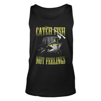 Catch Fish Not Feelings V2 Unisex Tank Top - Seseable