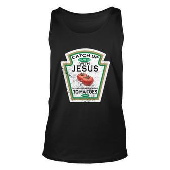 Catch Up With Jesus Vintage Unisex Tank Top - Monsterry CA