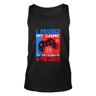 Celebrate 4Th Of July Red White Blue Usa Unisex Tank Top - Monsterry AU