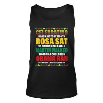 Celebrating Black History Month V2 Unisex Tank Top - Monsterry